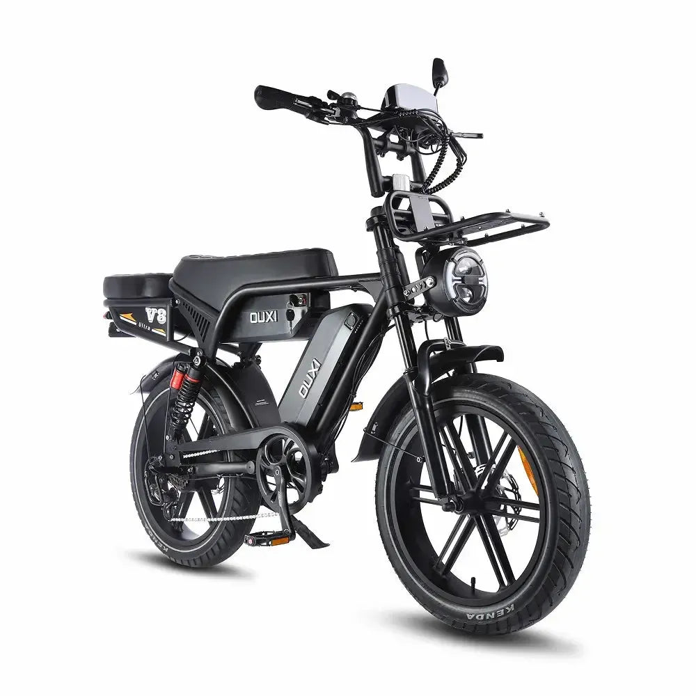 Ouxi V8 Ultra Max - Negro - Sillín Marrón