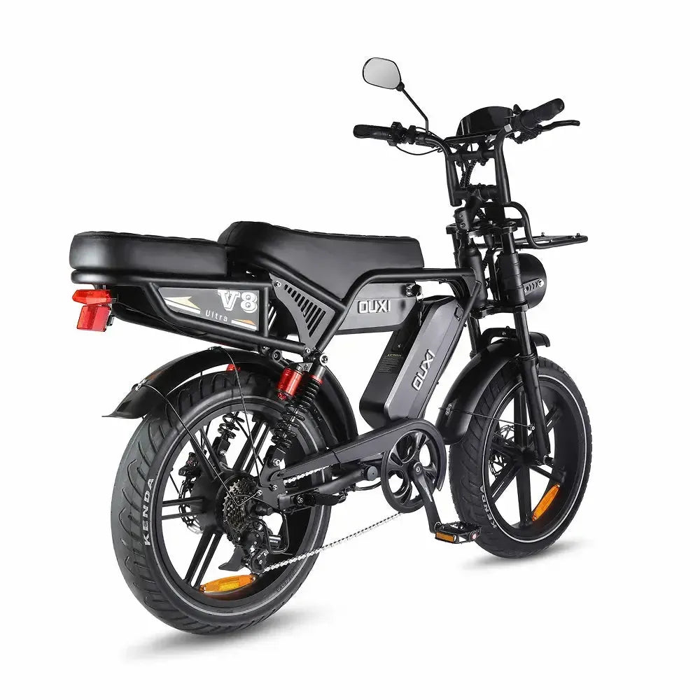 Ouxi V8 Ultra Max - Negro - Sillín Marrón
