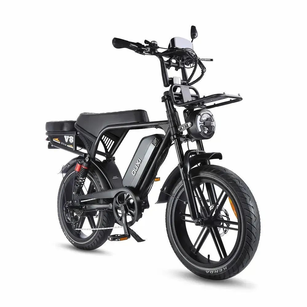 Ouxi V8 Ultra - Negro - Sillín Marrón
