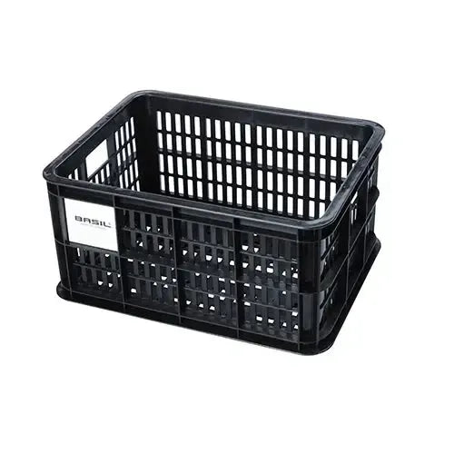 Basil - Caja para bicicleta S - 17.5 Litros - Negro