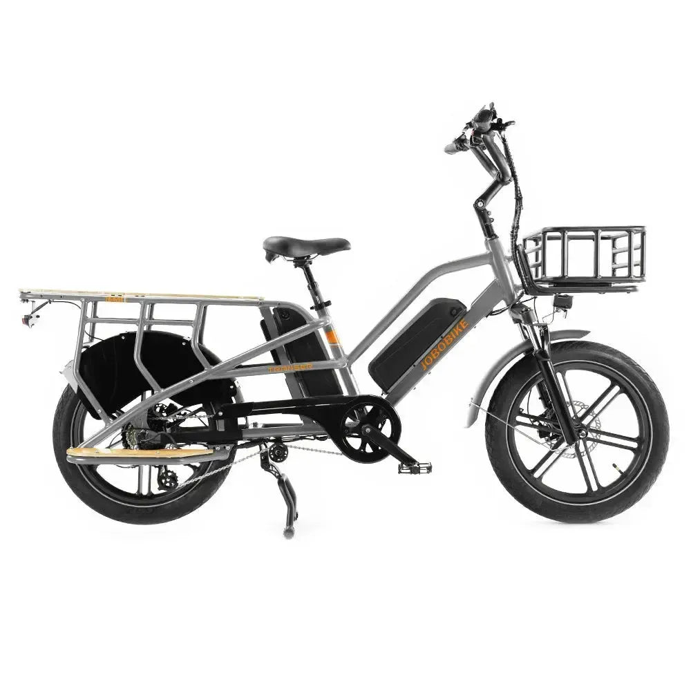 JOBOBIKE Transer - Longtail - Gris Plateado