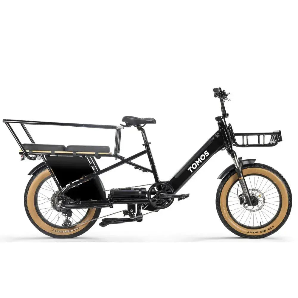 Tomos E-Cargo - Longtail - Negro